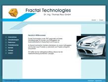 Tablet Screenshot of fractal-technologies.com